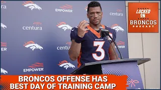 Denver Broncos offense, Russell Wilson put together best day of training camp yet