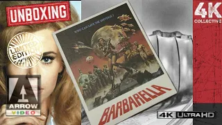 Barbarella 4K UltraHD Blu-ray Arrow Limited edition Unboxing