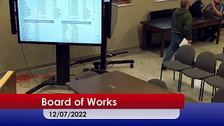 Board of Works 12/07/2022