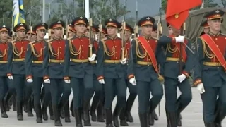 Foreign Troops Training for China's V-Day Military Parade in Beijing