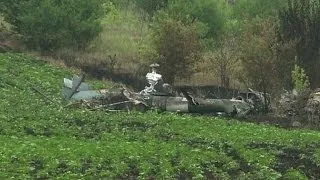 Amateur films Ukrainian helicopter downed by rebels