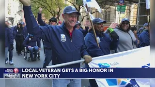 Local veteran marches in National Veterans Day Parade in NYC