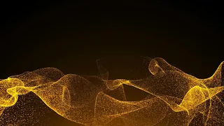 Luxurious gold sparkling particles wave background | Video Effects