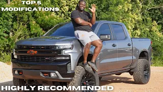 TOP 5 Chevy Silverado Mods (HIGHLY RECOMMENDED)