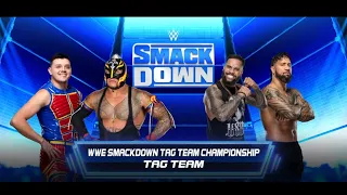 The Mysterios vs The Usos Undisputed WWE tag team Title Match| Smack Down|Gameplay