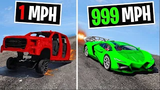 Upgrading Slowest to Fastest Cars on GTA 5 RP