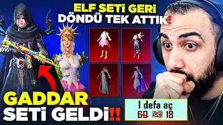 YENİ DESTANSI GADDAR SETİ GELDİ!! 😮 ELF SETİ GERİ DÖNDÜ TEK ATTIK MİLYONDA 1 ŞANS!  | PUBG MOBILE