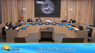 Redondo Beach Historical Commission June 15, 2022