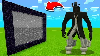 How To Make A Portal To The LARGE CAMERAMAN Dimension In Minecraft