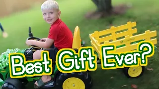 Peg Perego 12v John Deere (worth it?!)  Peg Perego Unboxing and Assembly | Toy Cars for kids