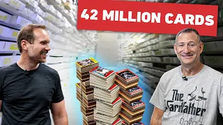 This is What 42 MILLION Sports Cards Looks Like 💰Tour of @BurbankCards Warehouse