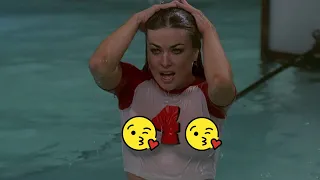 Carmen Electra Wet T-Shirt Pool Scene | My Boss's Daughter | La Hija De Mi Jefe | HD