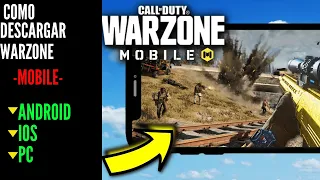 WARZONE MOBILE : COMO DESCARGAR Y JUGAR (IOS & ANDROID) MOVIL (APP,APK,SIN VERIFICACION)