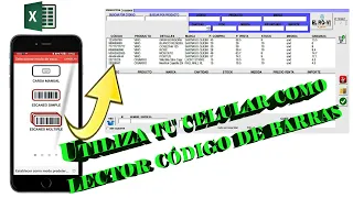 ✅  Cómo usar tu teléfono celular como lector de código de barras.