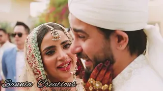 Ali Ansari & Saboor Aly Nikkah Highlights|Kinna Sonna| Watch till the end you will lOved it💕