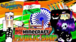 🔴LIVE - MINECRAFT SMP LIVE |HAPPY INDEPENDENCE DAY | CELEBRATING IN SMP AJAO |#minecraftsmplive#live