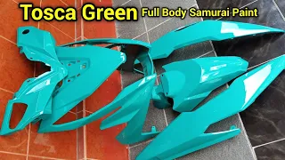 Repaint Honda Beat New Tosca Green Samurai Paint
