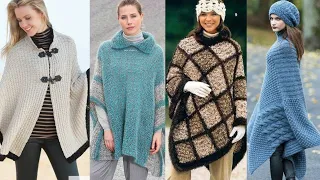 PONCHOS y CAPAS de MODA OTOÑO INVIERNO 2023 2024 /capas y ponchos modernos