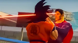 cosmic armour superman vs goku Gtav! #Gtav#Gta5#Shorts#Superman#ThestrongestSuperman#CA Superman