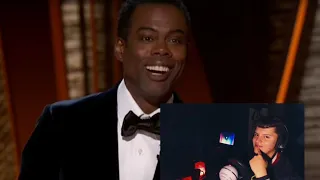 Will Smith smacks Chris rock lol {wtf is happening}