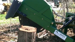 3 Point Hitch Stump Grinder By A-Way Equipment