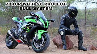 Ninja Zx10r with Sc Project | Zx10r Exhaust Sound | Quickshifter with Autoblipper Explained | #zx10r