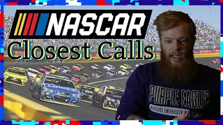 NASCAR Closest Calls || NASCAR Reaction