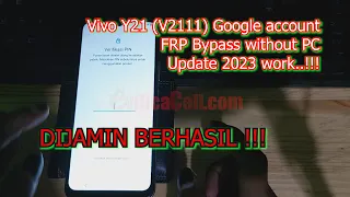 Tutorial Bypass FRP Vivo Y21 (V2111) Google Account Work