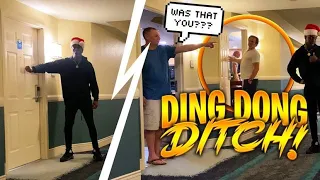 EXTREME DING DONG DITCH PART 11! **HOOD SANTA EDITION**