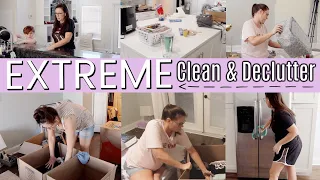 *SUPER MOTIVATING* CLEAN + DECLUTTER WITH ME | EXTREME CLEAN WITH ME