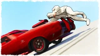 ХОЧЕШЬ ЖИТЬ??? БЕГИ СКОРЕЕ!!! МАШИНЫ vs БЕГУНЫ В GTA ONLINE!!!