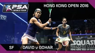 Squash: Hong Kong 2016 - David v Gohar - SF Highlights