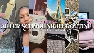 my realistic after school night routine!! #2023 #afterschool