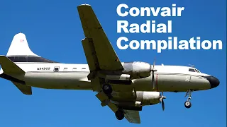 Convair 240, 330, 440 Compilation: 15 Minutes of R-2800 Bliss!