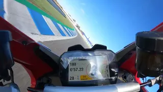 Onboard Ducati Panigale V4S 2022 Jerez GP circuit