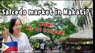 [🇵🇭🇰🇷]Awesome market in Makati! Salcedo Saturday Market!!