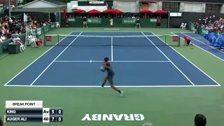 14 Years Old Felix Auger-Aliassime wins Challenger Match Highlights