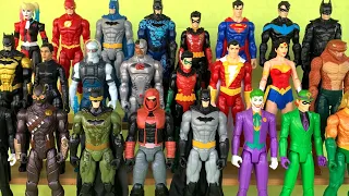 Colección Completa Figuras de Acción, Batman, Superman, Mujer Maravilla, Aquaman, Shazam, El Joker