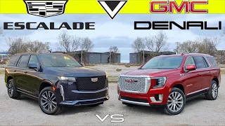 LIVIN' LARGE! -- 2022 Cadillac Escalade vs. 2022 GMC Yukon Denali: Comparison