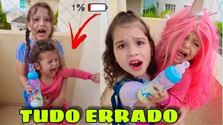 VIRAMOS BABÁ DE VERDADE POR UM DIA - DUDA E CLARA