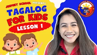 JEEPNEY SCHOOL PRESENTS: TAGALOG FOR KIDS WITH ATE CHERRY! INTRODUCE YOURSELF IN TAGALOG (LESSON 1)