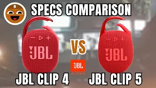 JBL CLIP 5 vs JBL CLIP 4 Specs Comparison | BrownChocoMilkBoy