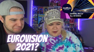 OFFICIAL RECAP: Eurovision Song Contest 2021 | COUPLE REACTION VIDEO