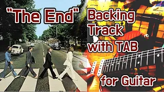 The Beatles "The End" Backing Track for Guitar [with TAB]