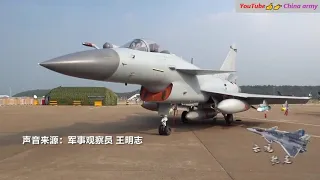 Истребитель Цзянь-10С на выставке в Чжухае