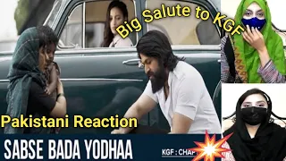 Pakistani Reacts on Sabse Bada Yodhaa | Kgf Chapter 1 |Yash |Srinidhi Shetty |prashanth Neel