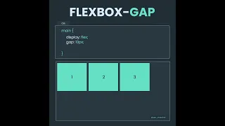 Learn Flexbox Gap in 07 seconds.