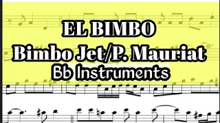 El Bimbo Tenor Soprano Clarinet Trumpet Sheet Music Backing Track Play Along Partitura