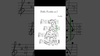 Violin Purrtita no.1 - one of my first Sympawnies, composed for my first child O'Malley 😻