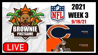 Cleveland Browns vs Chicago Bears NFL 2021 Week 3 Live Postgame Show